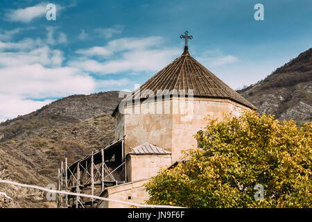 Ateni, Shida Kartli Region, Georgia. Georgisch-orthodoxen Ateni Sioni Kirche ist im Dorf von Ateni, etwa 10 Km südlich der Stadt Gori, Georgia. Stockfoto