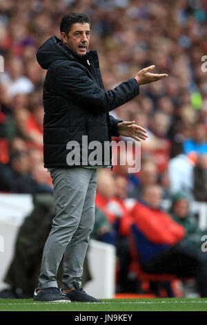 Benfica-Manager Rui Vitoria während Emirates Cup Spiel im Emirates Stadium, London. Stockfoto