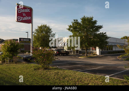 Steak n Shake Leesburg, Florida USA Stockfoto