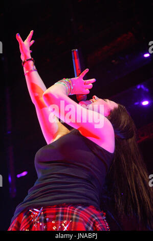 Amy Lee Evanescence führt 2007 Family Values Tour @ Verizon Amphitheater, Irvine, CA Stockfoto