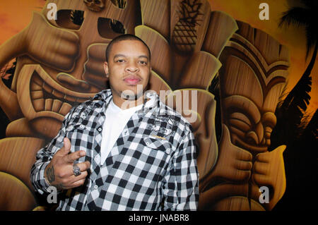 Curtis Young aka Hood Surgeon (Dr. Dres Sohn) Porträt Januar 14,2011 Los Angeles. Stockfoto