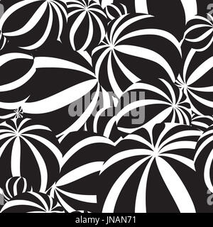Abstrakte geometrische gestreiften Kugeln Musterdesign. Kreisförmige Struktur für Tapeten, Oberfläche oder Abdeckung. Spaß funky Hintergrund. Festliche Tapete der 1960er Jahre Stockfoto