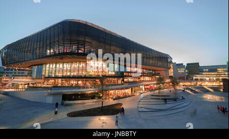 Die Westquay & Wasserzeichen WestQuay Entwicklung in zentralen Southampton in der Dämmerung Stockfoto