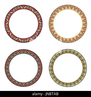 Frame-Set. Andere Form Frames im Doodle-Stil. Retro-Rahmen und Rahmen-Kollektion. Vektor-Set von Vintage Bilderrahmen in Hand gezeichnete Doodle Stil wi Stockfoto