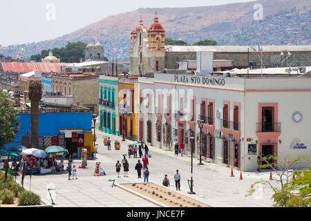 Plaza Santo Domingo, Oaxaca, Mexiko Stockfoto