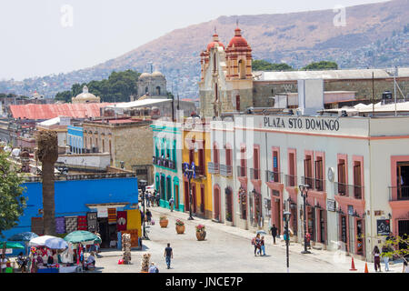 Plaza Santo Domingo, Oaxaca, Mexiko Stockfoto