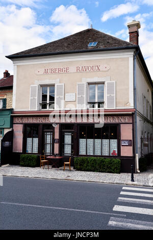 Die Auberge Ravoux in Auvers-sur-Oise, Frankreich, bekannt als das Haus von Van Gogh (Maison de Van Gogh) Stockfoto