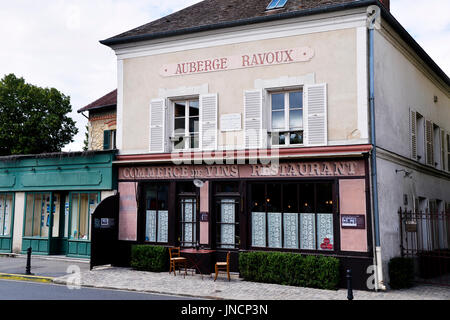 Die Auberge Ravoux in Auvers-sur-Oise, Frankreich, bekannt als das Haus von Van Gogh (Maison de Van Gogh) Stockfoto
