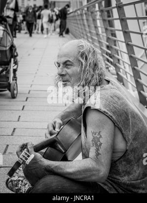 London leben Gaukler Stockfoto