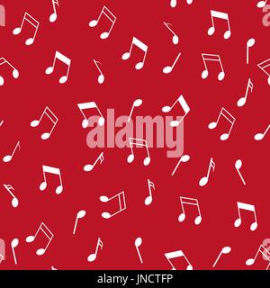 Abstrakte nahtlose Hintergrund mit Musik Zeichen Stock Vektor