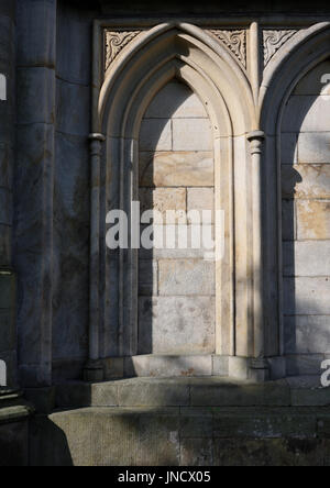 Blind arch an Allerheiligen Kirche whitefield Stockfoto