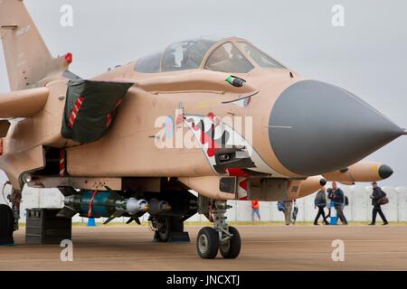 RAF Tornado GR4 "Pinky" mit seiner besonderen Lackierung Stockfoto