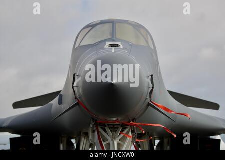 Rockwell b-1 Lancer Überschall-Bomber auf statischer Anzeige an der Royal International Air Tattoo Stockfoto