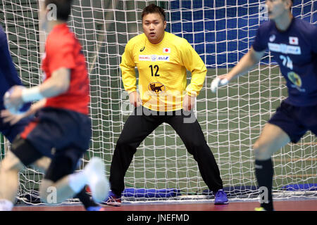 Tokio, Japan. 29. Juli 2017. Masatake Kimura (JPN) Handball: Herren Handball Freundschaftsspiel zwischen Japan28-28 Südkorea Komazawa Olympic Park-Gymnasiums in Tokio, Japan. Bildnachweis: Jun Tsukida/AFLO SPORT/Alamy Live-Nachrichten Stockfoto