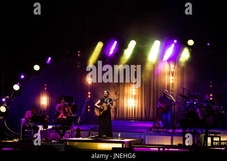 Gardone Riviera, Italien. 29. Juli 2017. Gardone Riviera Brescia Italien 29. Juli Carmen Consoli tritt bei Anfiteatro Vittoriale Credit: Roberto Finizio/Alamy Live News Stockfoto