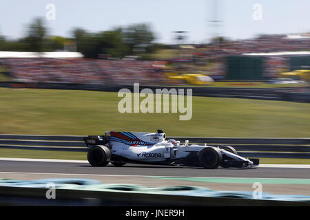 Motorsport: FIA Formel 1 Weltmeisterschaft 2017, Grand Prix von Ungarn, #40 Paul di Resta (GBR, Williams Martini Racing), 30.07.2017. | weltweite Nutzung Stockfoto