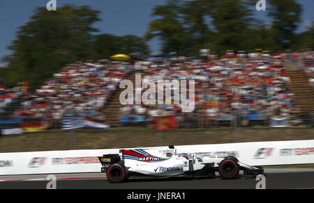 Motorsport: FIA Formel 1 Weltmeisterschaft 2017, Grand Prix von Ungarn, #40 Paul di Resta (GBR, Williams Martini Racing), 30.07.2017. | weltweite Nutzung Stockfoto