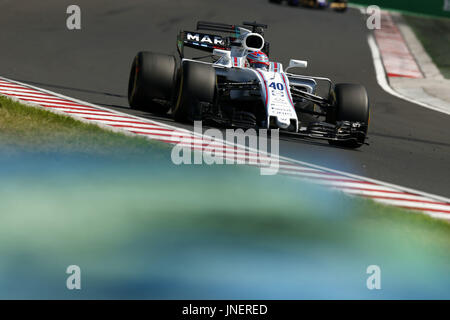 Motorsport: FIA Formel 1 Weltmeisterschaft 2017, Grand Prix von Ungarn, #40 Paul di Resta (GBR, Williams Martini Racing), 30.07.2017. | weltweite Nutzung Stockfoto