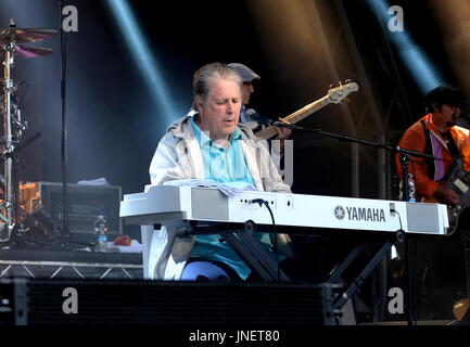 Lulworth, Dorset, UK. 30. Juli 2017. Camp Bestival Tag 4 - ehemaliger Sänger mit den Beach Boys Brian Wilson Durchführung Pet Sounds im Camp Bestival, Lulworth, 30. Juli 2017 Dorset, UK Credit: Dawn Fletcher-Park/Alamy Live News Stockfoto