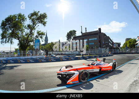 Montreal, Kanada. 30. Juli 2017. Mahindra Racing pilot Felix Rosenqvist (19) während der Montreal-Formel-E ePrix in Montr © al, Qu © Bec. David Kirouac/CSM Credit: Cal Sport Media/Alamy Live-Nachrichten Stockfoto