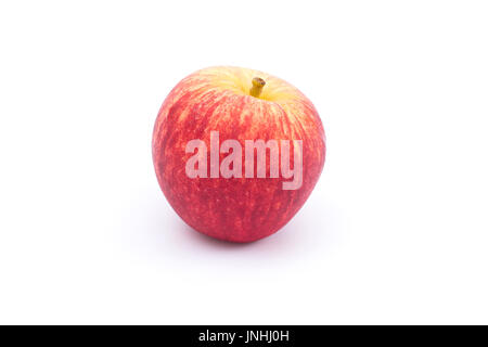 Frische Gala Apfel isoliert auf weißem Hintergrund Stockfoto