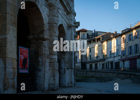 Die römische Arena in Arles, Provence, Frankreich Stockfoto