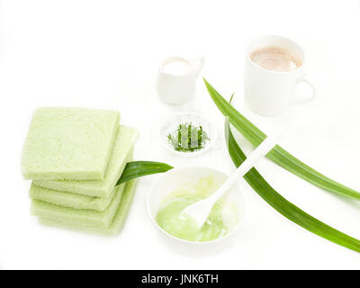 Pandanus Blätter Mischer Lebensmittel für gesunde Pflege Lebensstil Stockfoto