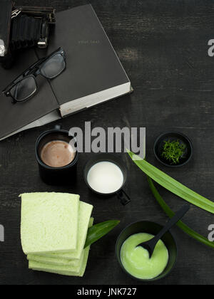 Pandanus Blätter Mischer Lebensmittel für gesunde Pflege Lebensstil Stockfoto