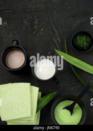 Pandanus Blätter Mischer Lebensmittel für gesunde Pflege Lebensstil Stockfoto