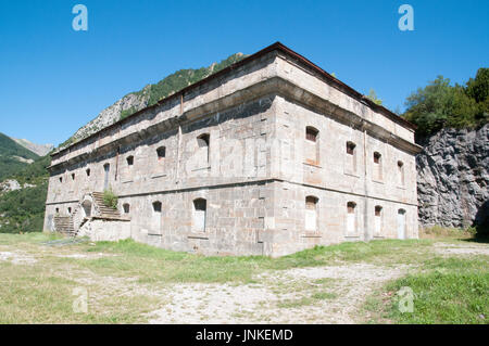 Fuerte de Sta Elena (die Festung Santa Elena), Pyrenäen, Huesca Provinz, Aragon, Spanien Stockfoto