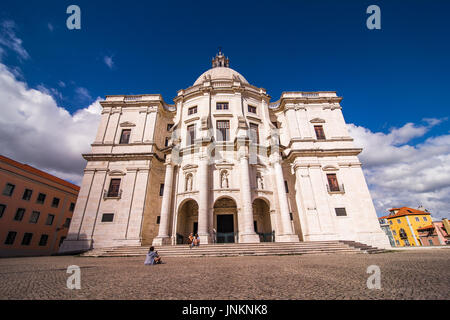 Die portugiesische Hauptstadt Lissabon wie ein touristischer Bestimmungsort. Lisboa Stockfoto