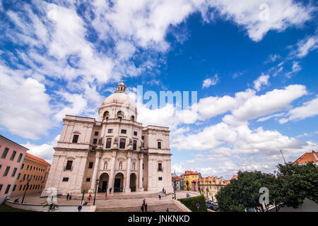 Die portugiesische Hauptstadt Lissabon wie ein touristischer Bestimmungsort. Lisboa Stockfoto