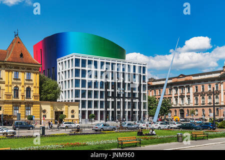 Das neue Gebäude der Musik Akademie Zagreb erfolgte im September 2014, Zagreb, Kroatien, Europa Stockfoto