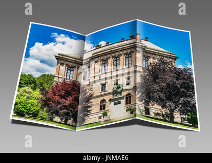 Der Kroatischen Akademie der Wissenschaften und Künste ist die höchste wissenschaftliche Einrichtung in Kroatien, Zagreb, Kroatien, Europa Stockfoto