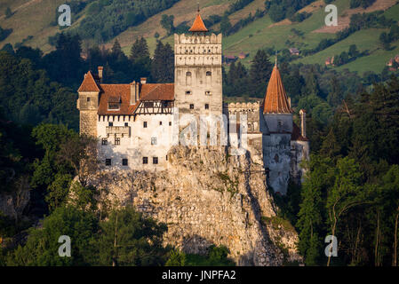 Dracula-Schloss in Bran bei Sonnenaufgang Stockfoto