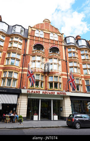 Sloane Square Hotel, Sloane Square, Chelsea, London, UK Stockfoto