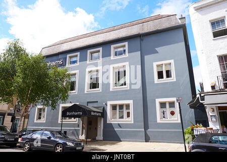 Bonhams Auktion Haus, Montpelier Street, Knightsbridge, London, UK Stockfoto