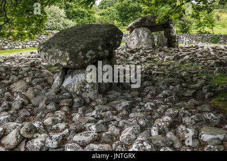 Grabkammer, Dyffryn Ardudwy., Nordwales. Stockfoto