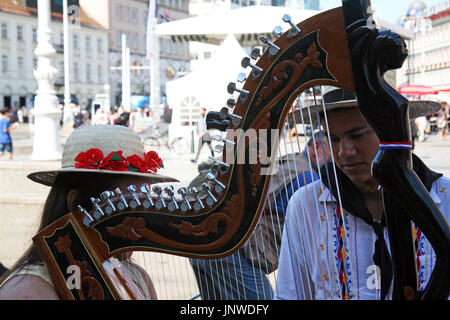 Internationale Folklore Festival 2017, Paraguay, Luque,'Alma Guarani', Zagreb, Kroatien, Europa, 42 Stockfoto