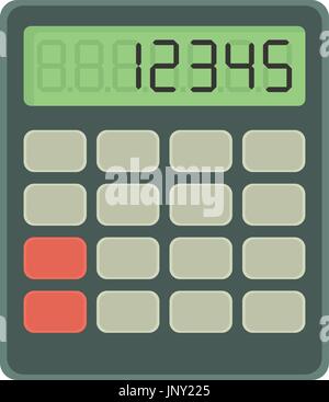 Rechnersymbol, Cartoon-Stil Stock Vektor