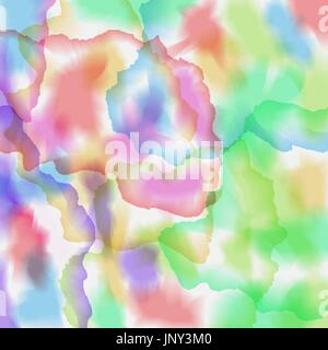 Vektor hell farbigen Aquarell Hintergrund - Farben des Regenbogens Stock Vektor