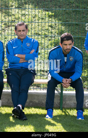 Reischach, Bruneck, Italien. 25. Juli 2017. Ramon Diaz (Al-Hilal) Fußball: Vorsaison-Freundschaftsspiel zwischen Benevento Calcio 1: 1-Al-Hilal in Reischach, Bruneck, Italien. Bildnachweis: Maurizio Borsari/AFLO/Alamy Live-Nachrichten Stockfoto