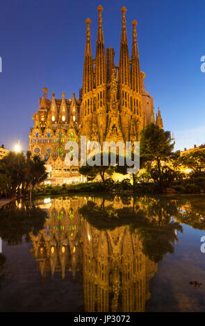 Spanien Barcelona Spanien Barcelona Antoni Gaudis Sagrada Familia Barcelona la Sagrada Familia Kathedrale Barcelona Spanien Katalonien Katalonien Eu Europa Stockfoto