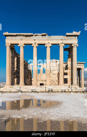 Erechtheion Tempel, Akropolis, Athen, Attika, Griechenland Stockfoto