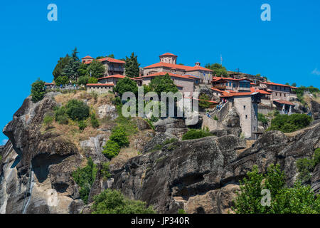 Kloster Moni Varlaam, Meteora, Thessalien, Griechenland Stockfoto