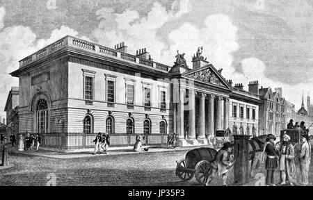 East India Company East India House, Leadenhall Street, London 1833 Stockfoto