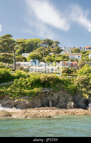 Am Wasser Immobilien Salcombe Hafen in South Devon, UK. Stockfoto