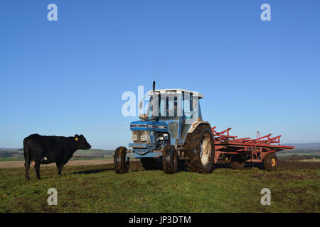Ford Traktor 7610 Stockfoto