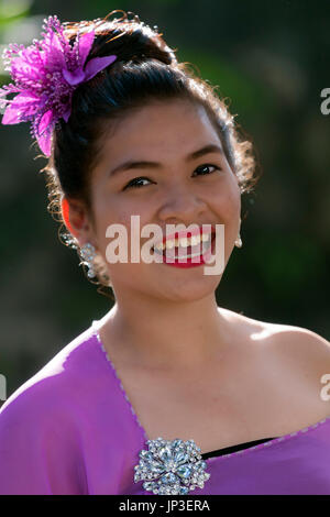 Chorwettbewerb, Fort Santiago, Intramuros, Manila, Philippinen Stockfoto