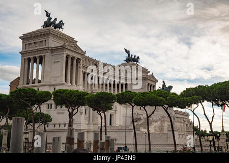 Il Vittoriano, Rom Stockfoto